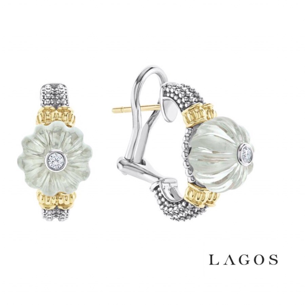 Lagos Forever Green Amethyst Earrings